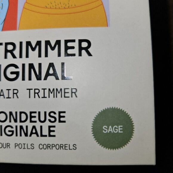 NEW MERIDIAN Body Hair Trimmer Sage Waterproof Grooming Tool Ceramic Blade - Picture 2 of 6